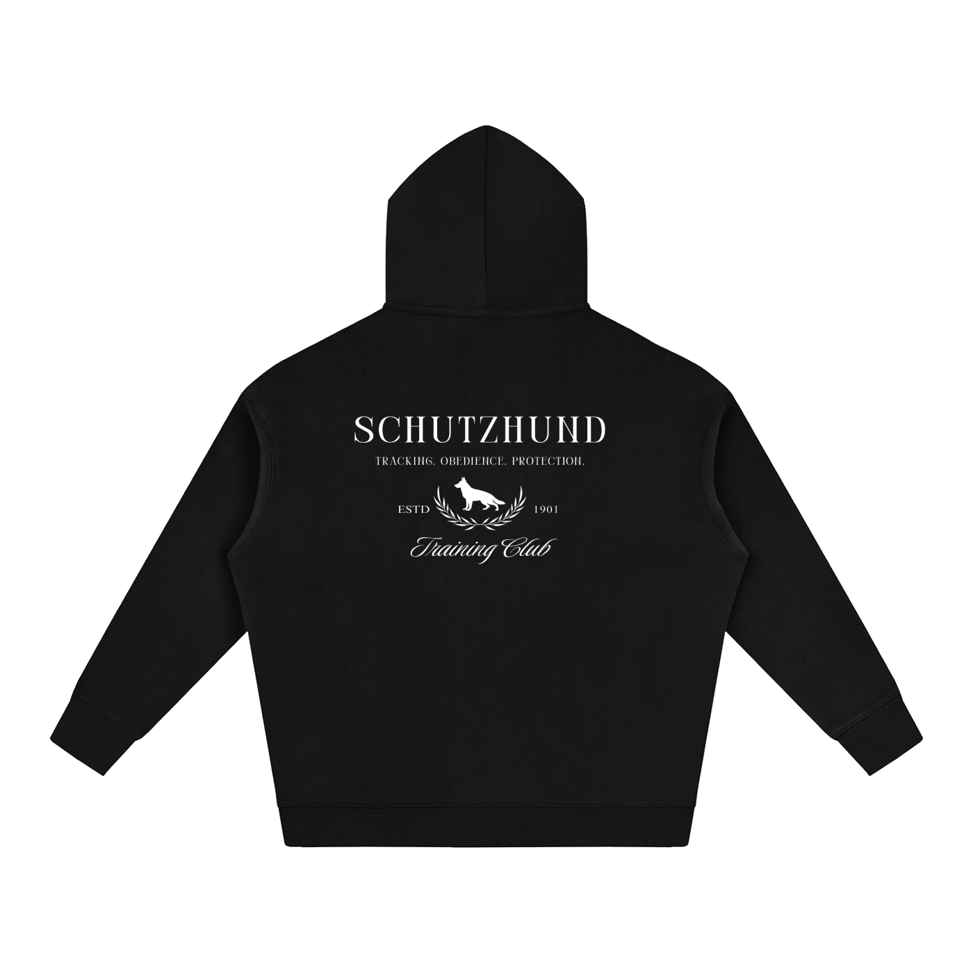 Schutzhund Oversize Fleeced Hoodie