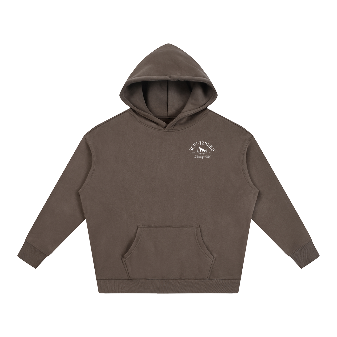 Schutzhund Oversize Fleeced Hoodie