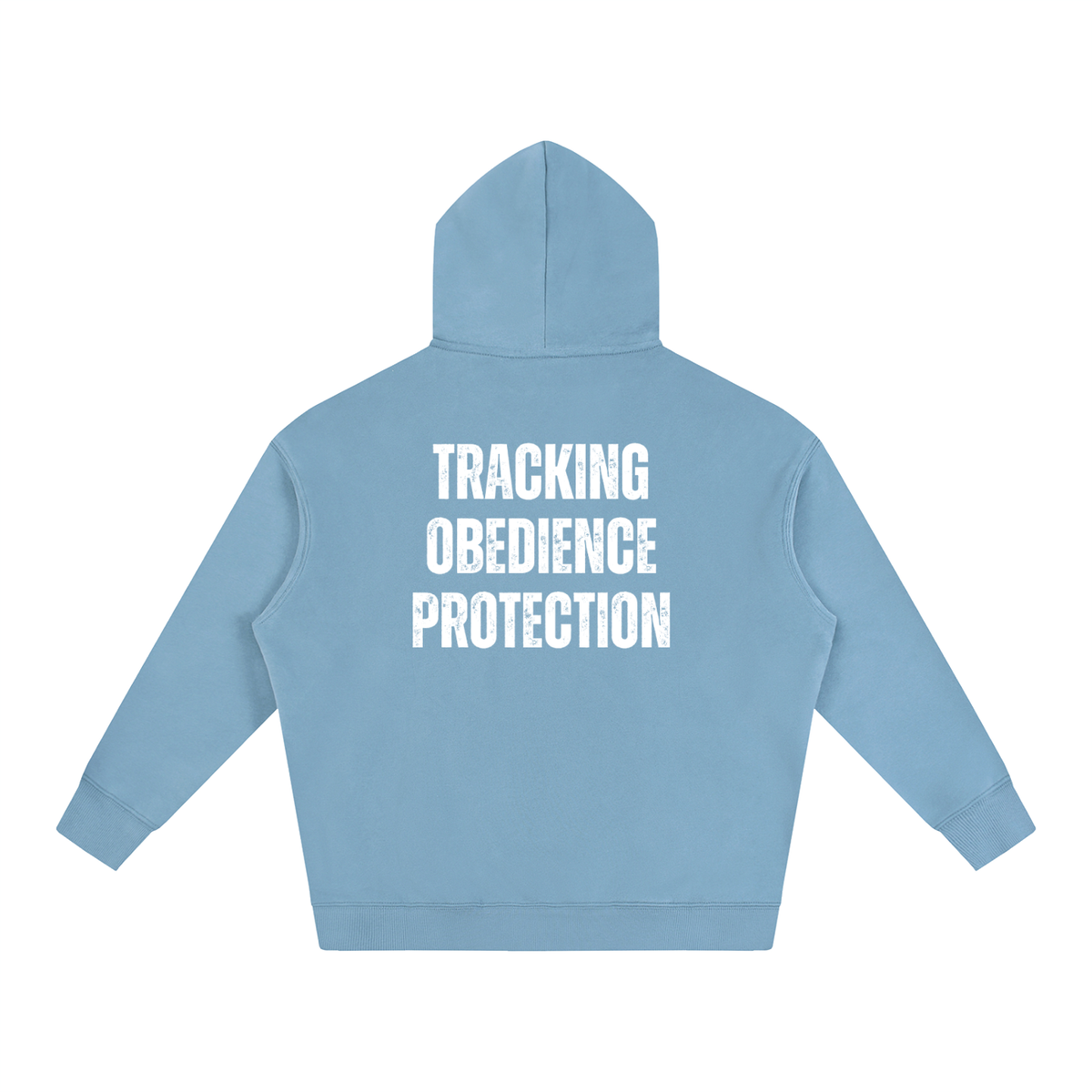IGP 3 Phase Oversize Fleeced Hoodie White Text