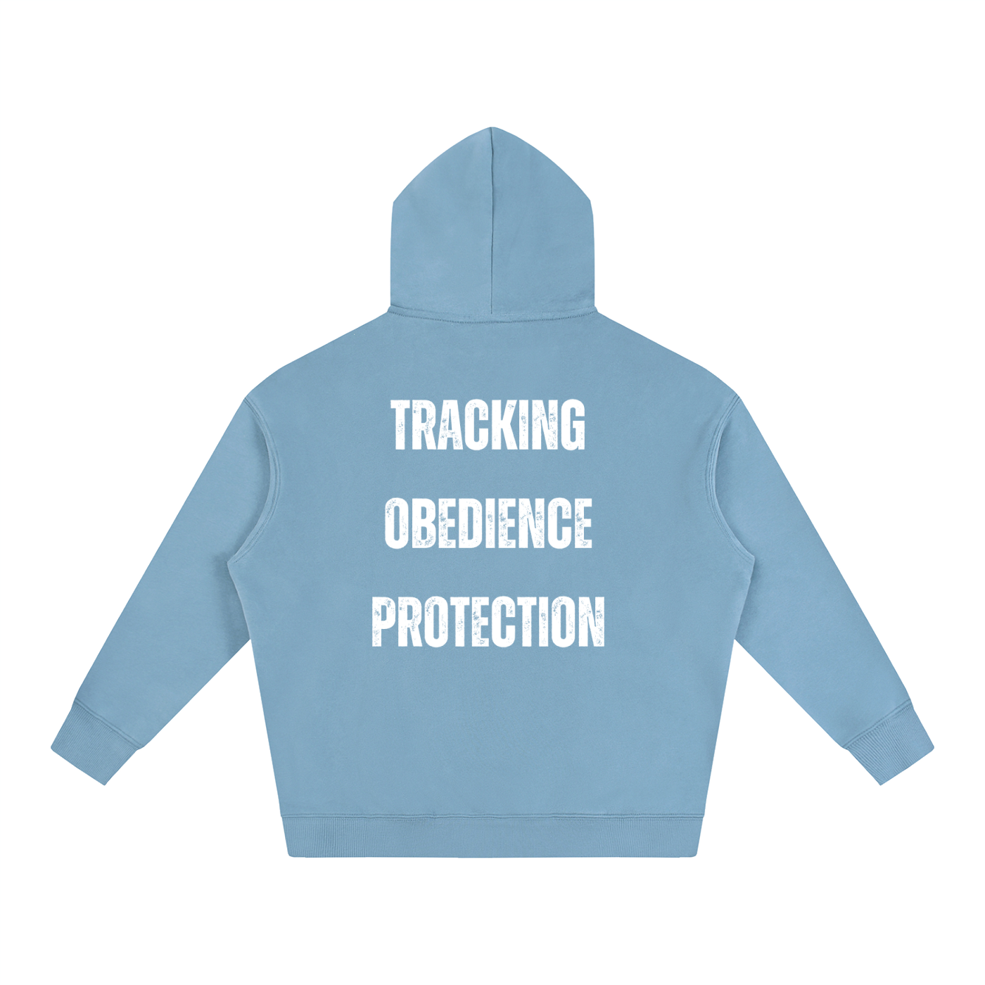 IGP 3 Phase Oversize Fleeced Hoodie White Text