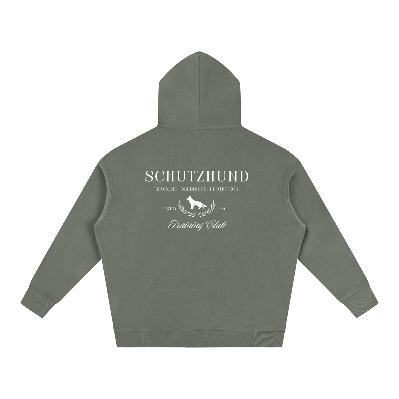 Schutzhund Oversize Fleeced Hoodie