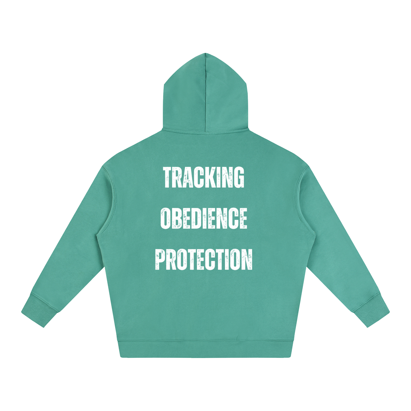 IGP 3 Phase Oversize Fleeced Hoodie White Text