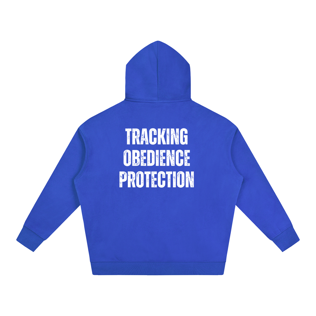 IGP 3 Phase Oversize Fleeced Hoodie White Text