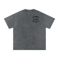 In Christ & K9's We Trust Snow Washed Oversized Cotton T-Shirt