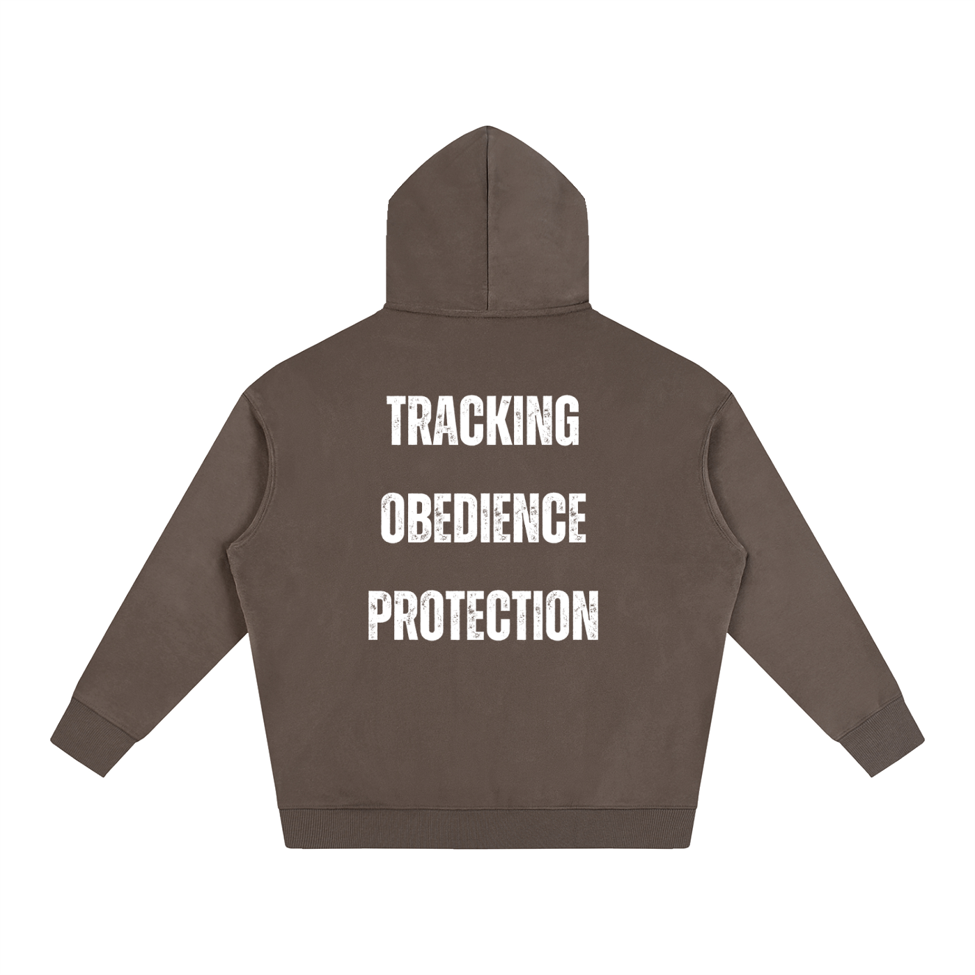 IGP 3 Phase Oversize Fleeced Hoodie White Text