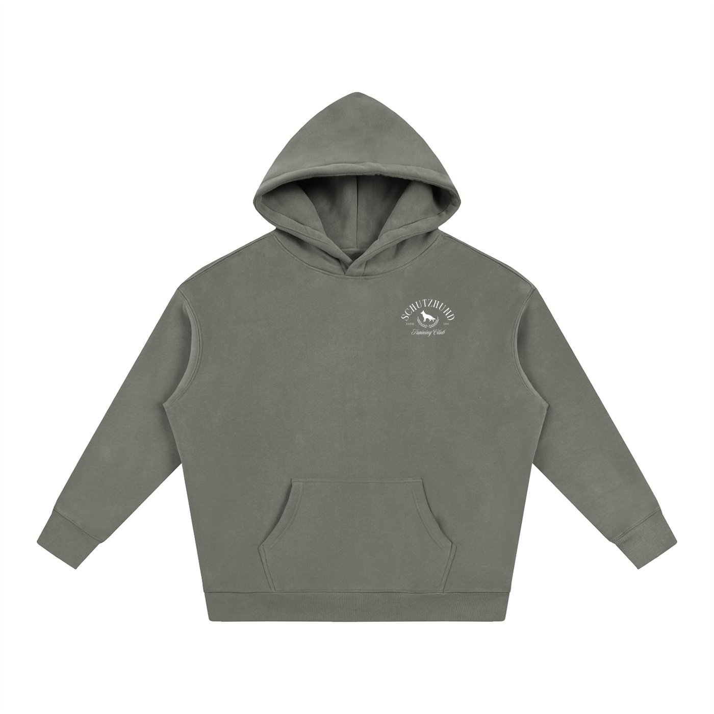 Schutzhund Oversize Fleeced Hoodie